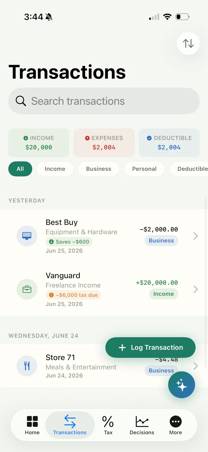 Meridian — Tax & Financial Intelligence screenshot 2