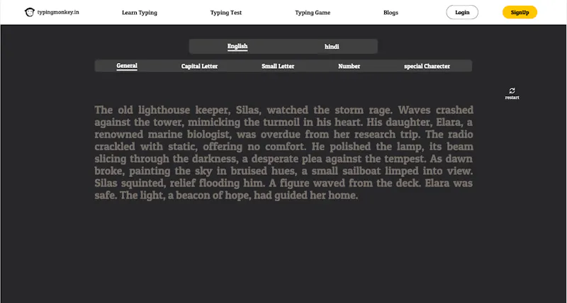 Typing Monkey screenshot 1