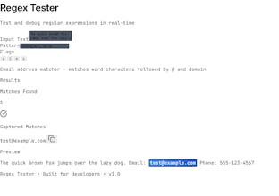 Regex Tester gallery image