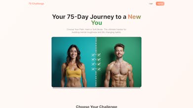 Free Tracker - 75 Days Hard Challenge gallery image