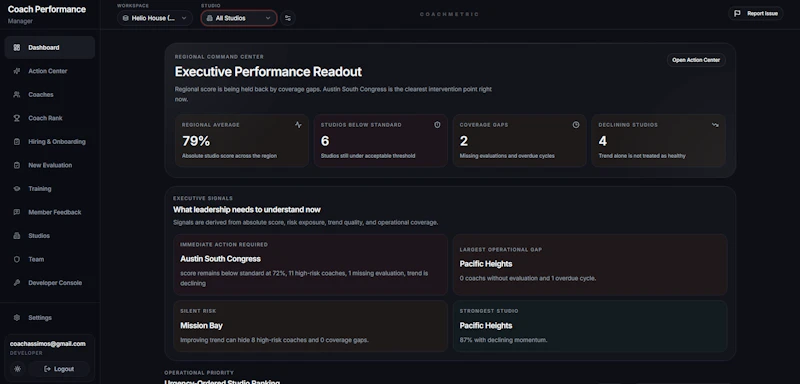 Coach Metric screenshot 7