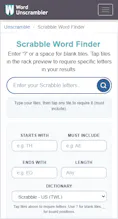 WordUnscrambler – Free Word Game Solver gallery image