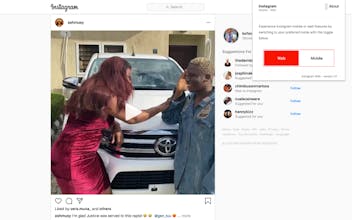 Instagram Mobile Web gallery image