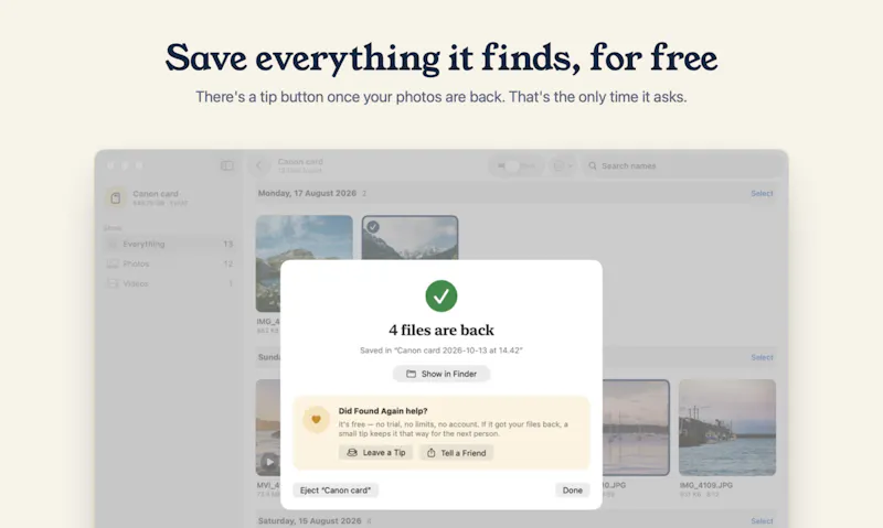 Found Again screenshot 3