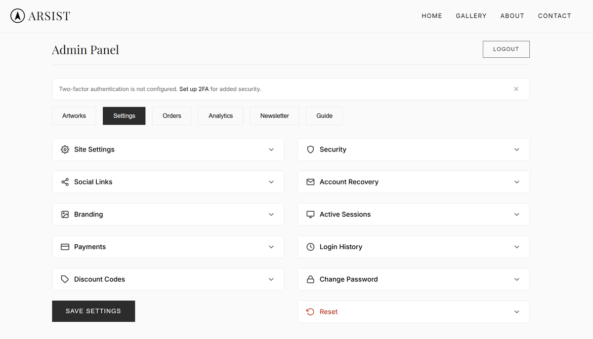 Arsist - Screenshot 4 showing product features and functionality