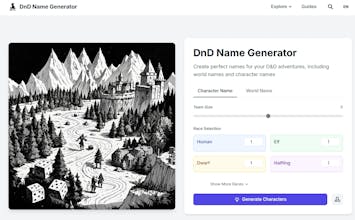 DnD Name Generator gallery image