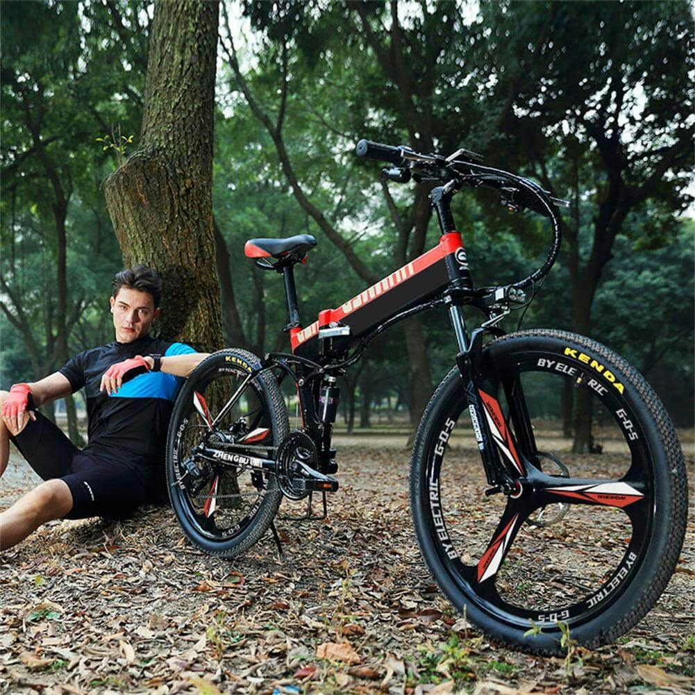 Vélo de montagne électrique pliant