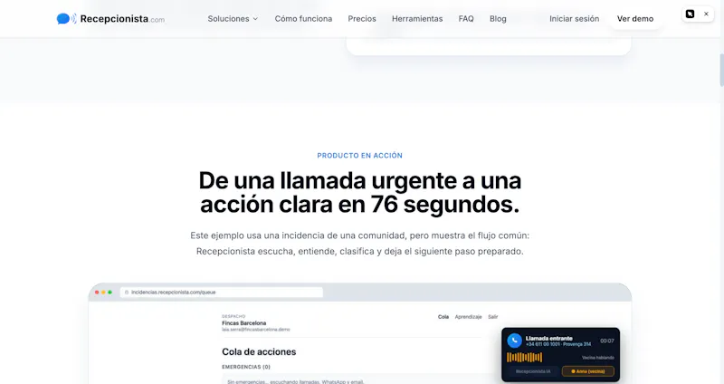 Recepcionista screenshot 4