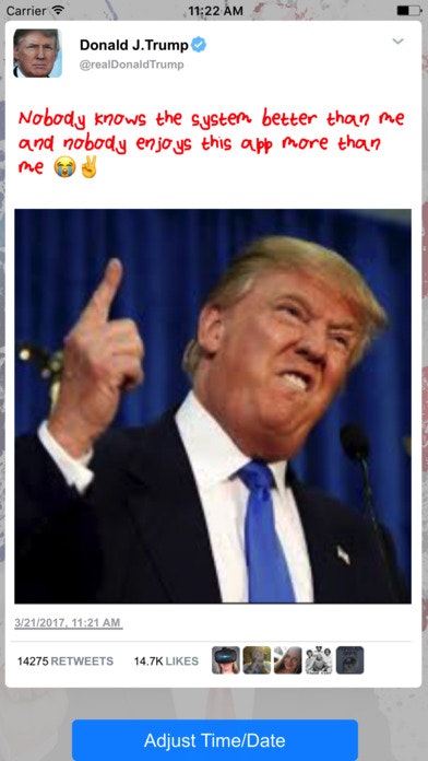 Fake Trump Tweets Golden Version gallery image