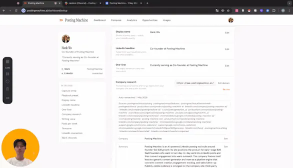 Posting Machine AI gallery image