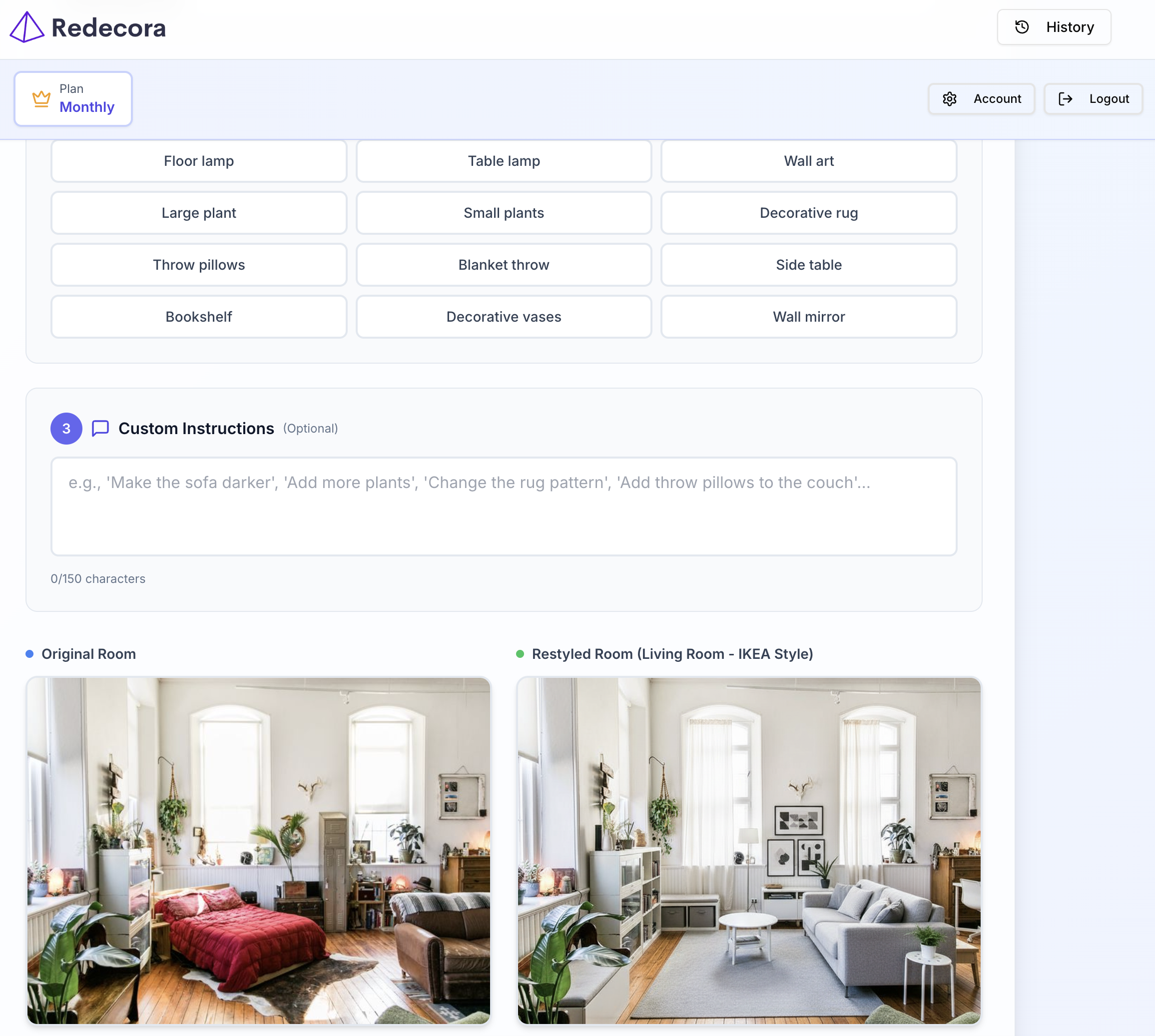 Redecora AI gallery image