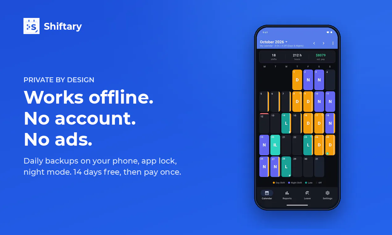 Shiftary gallery image