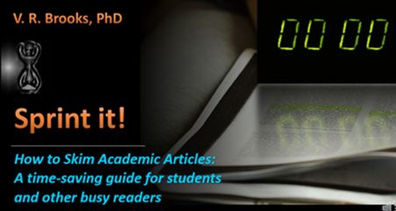 How to Skim Academic Articles 