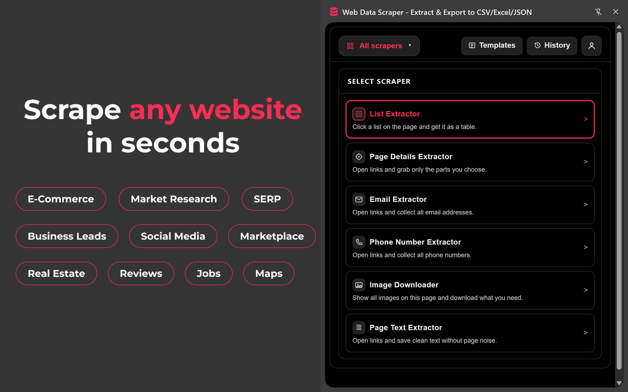 Web Data Scraper gallery image