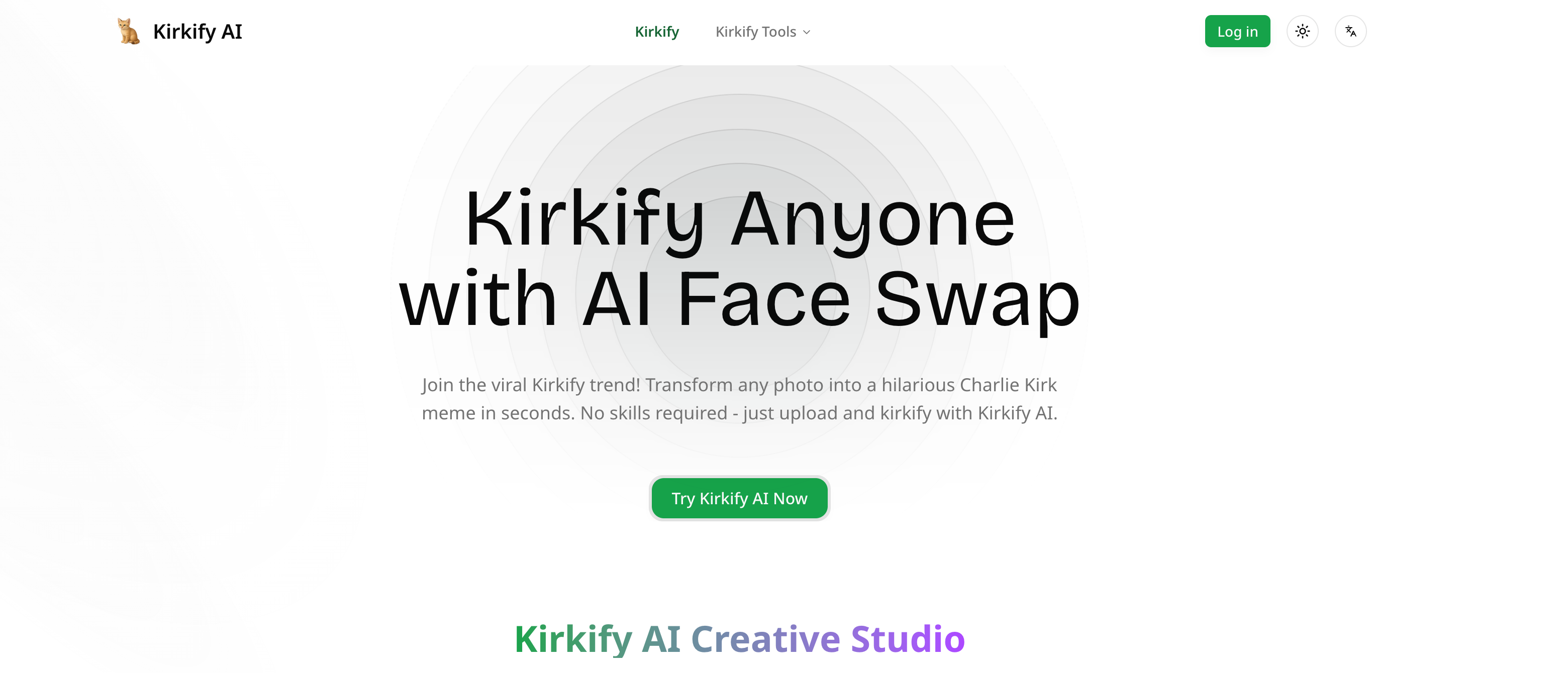 Kirkify AI - Product Hunt launch logo and brand identity