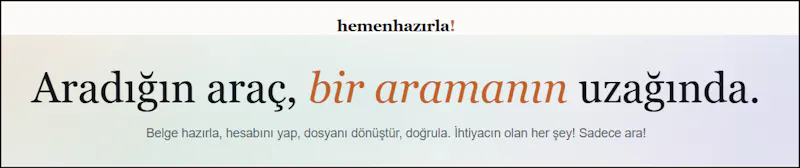 free Turkish document/calculator tools screenshot 1