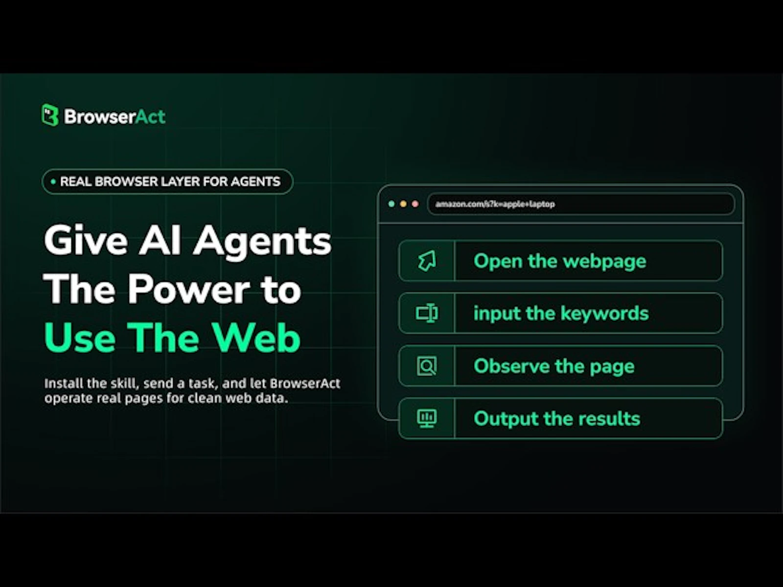BrowserAct screenshot 1 (video preview)