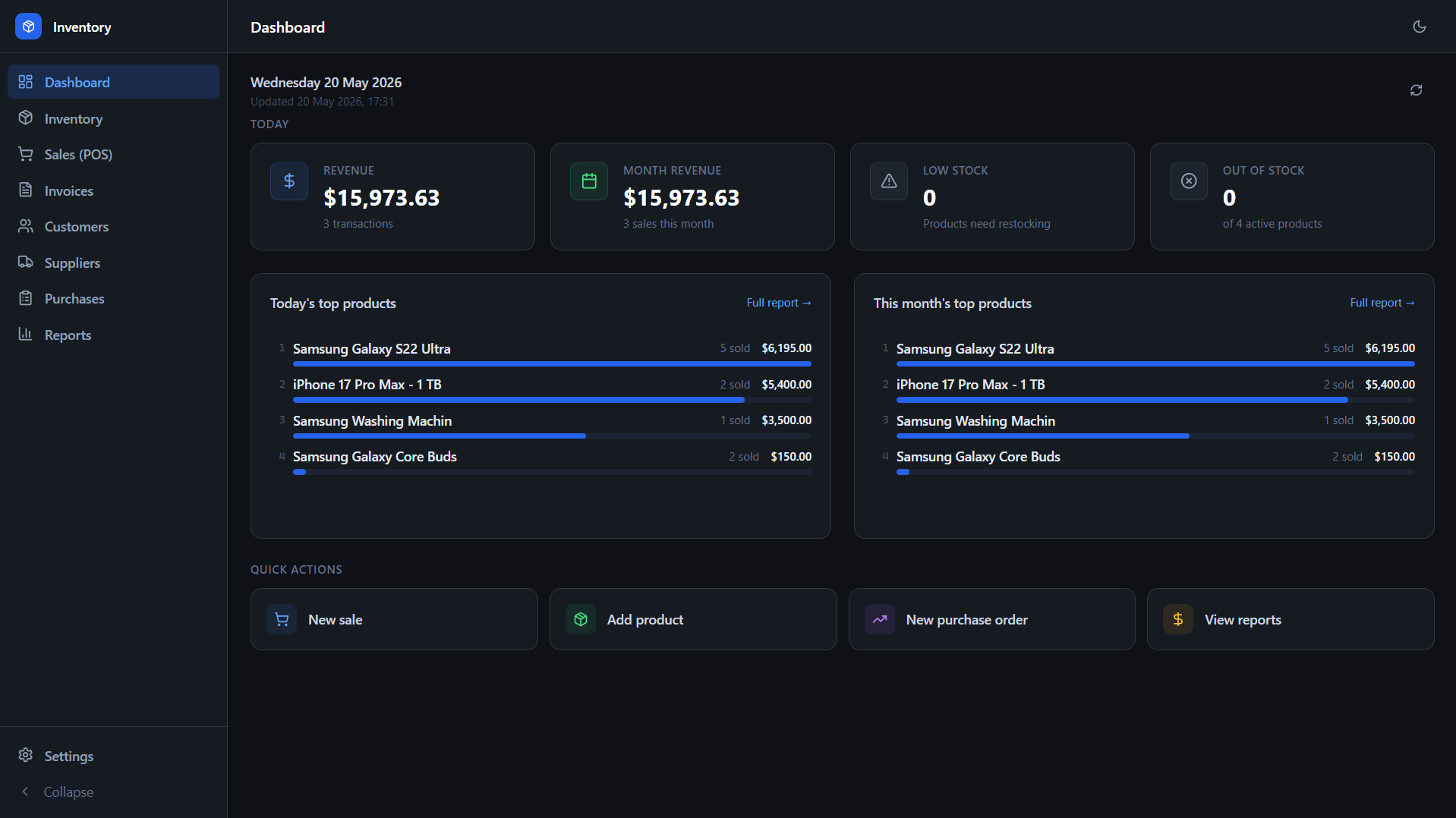 Inventory Manager POS Stock Control App gallery image
