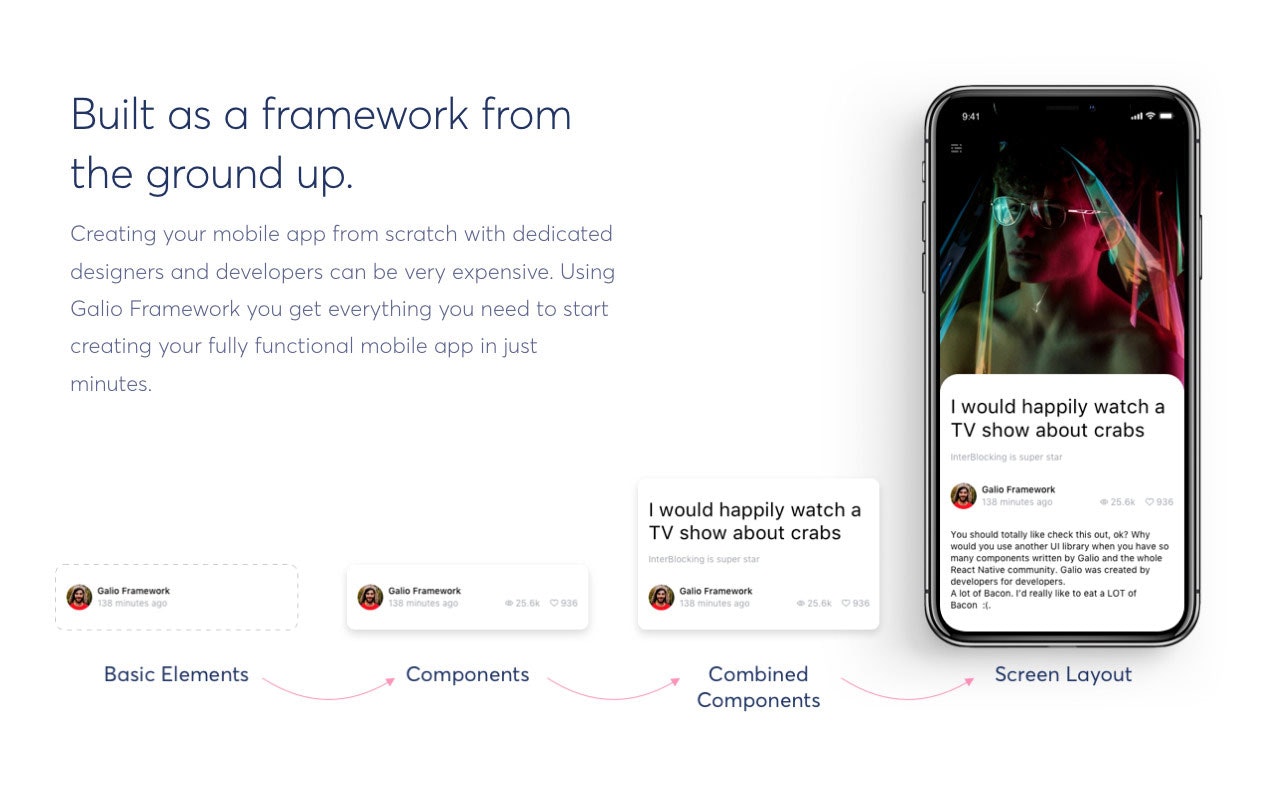 Galio Framework gallery image