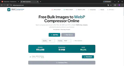 WebP Compressor gallery image