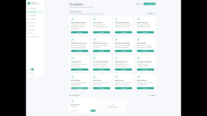Comtools Quotely screenshot 1 (video preview)
