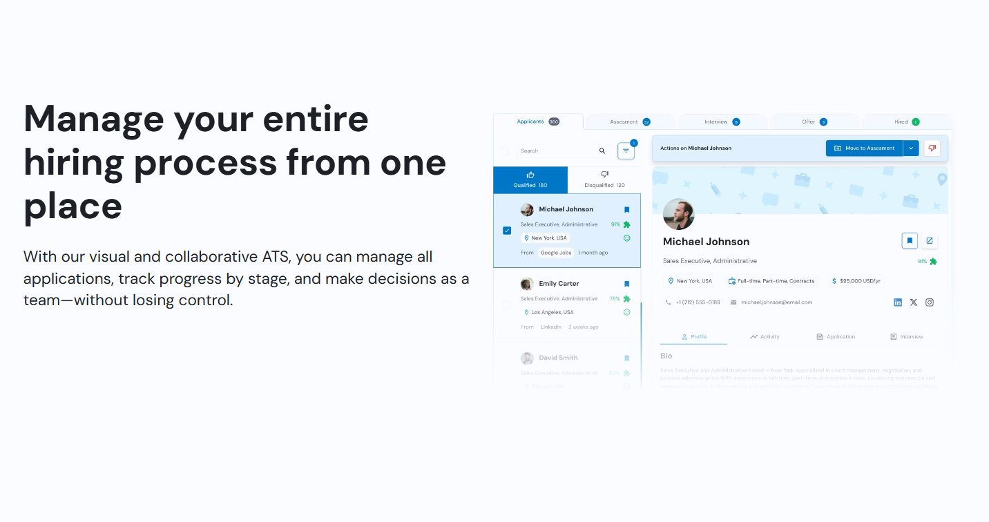 Tackr Jobs - Screenshot 3 showing product features and functionality
