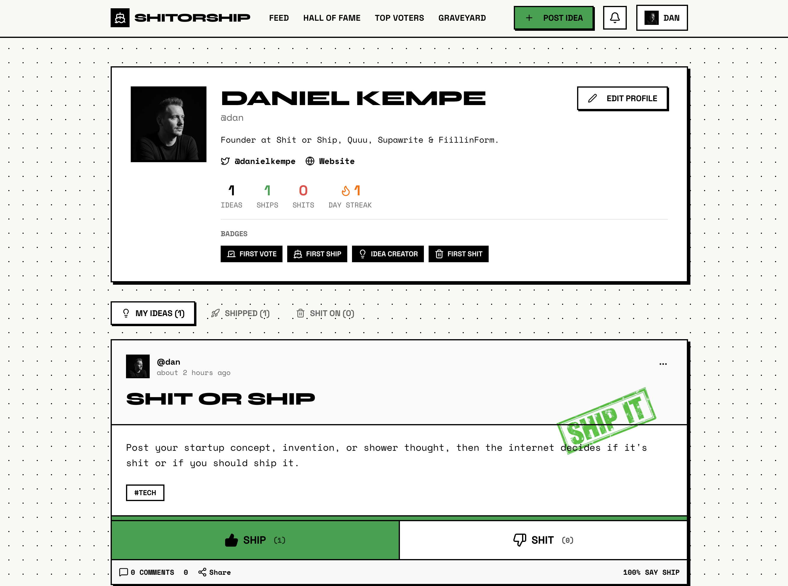 ShitOrShip - Screenshot 3 showing product features and functionality