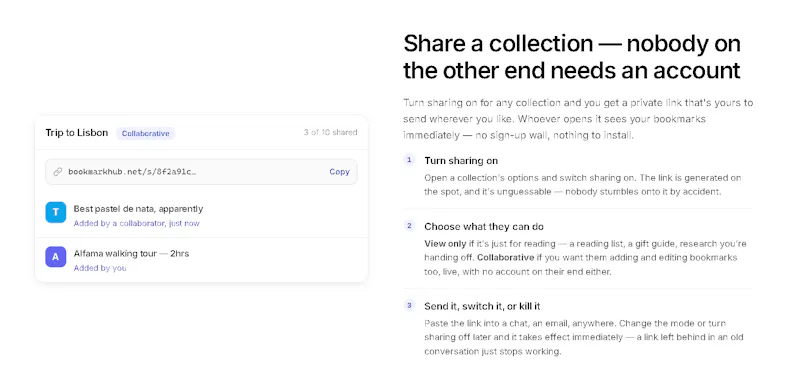 BookmarkHub screenshot 2