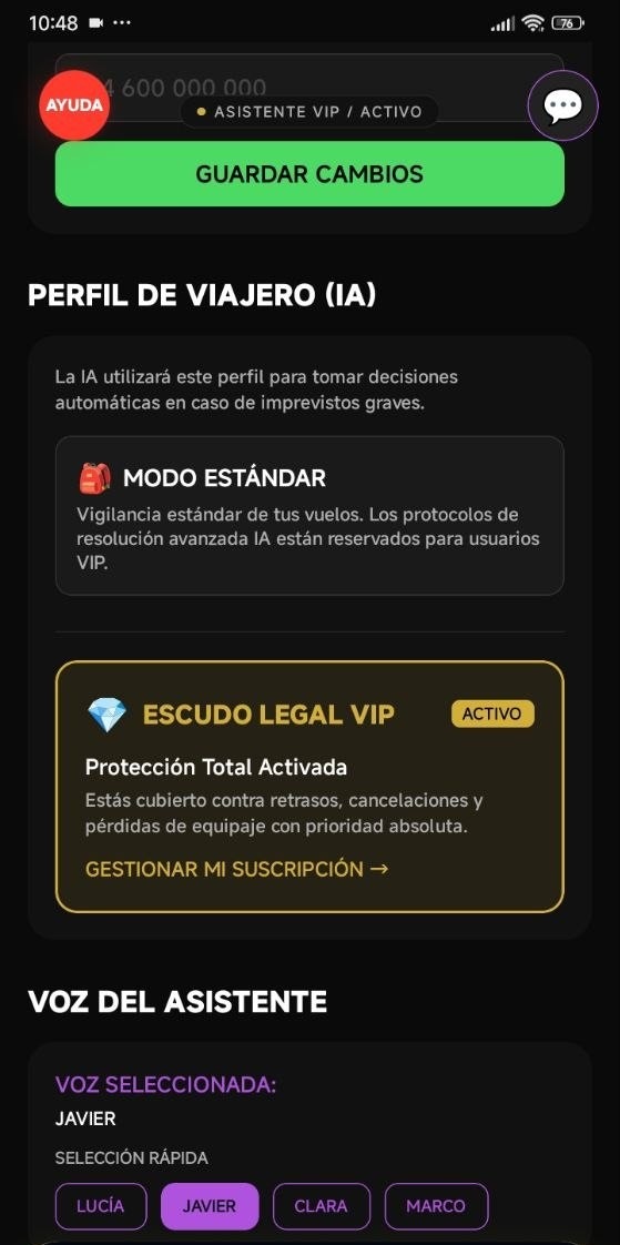 Travel-Pilot: AI co-pilot for flights gallery image