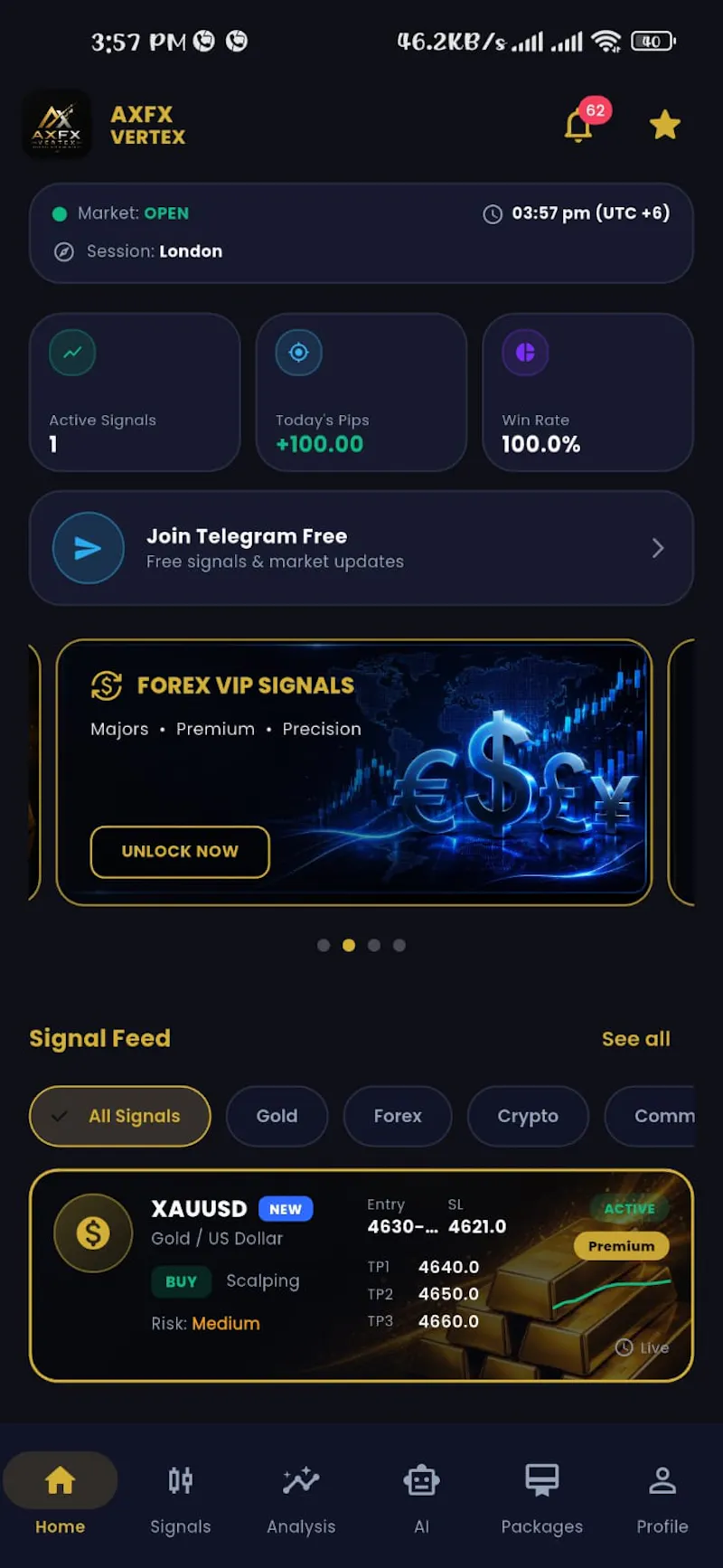 AXFX AI Gold & Forex Signals screenshot 4