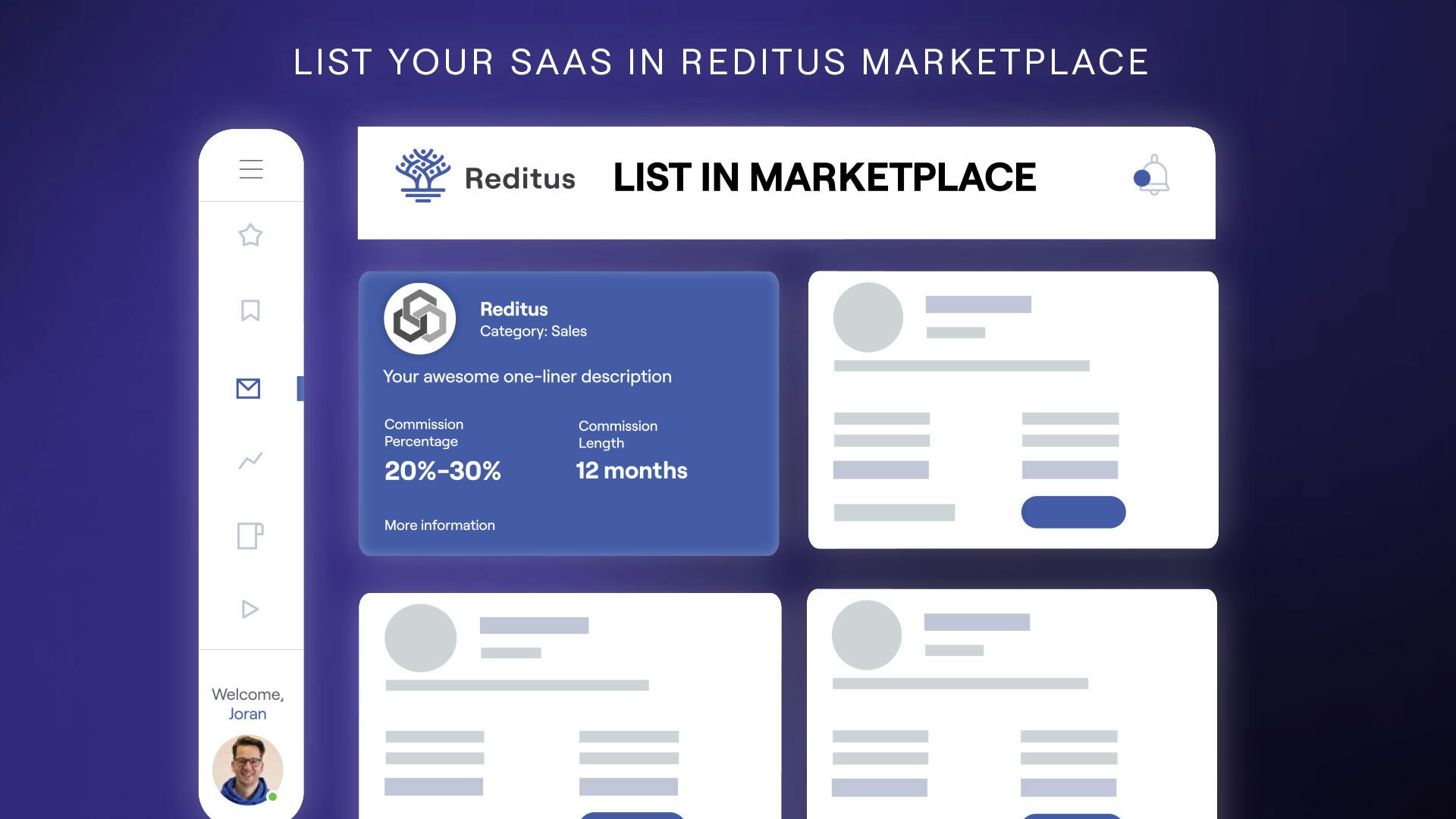 Opbrengst - B2B-SAAS Affiliate Marketplace: uw groeipatalysator media 4