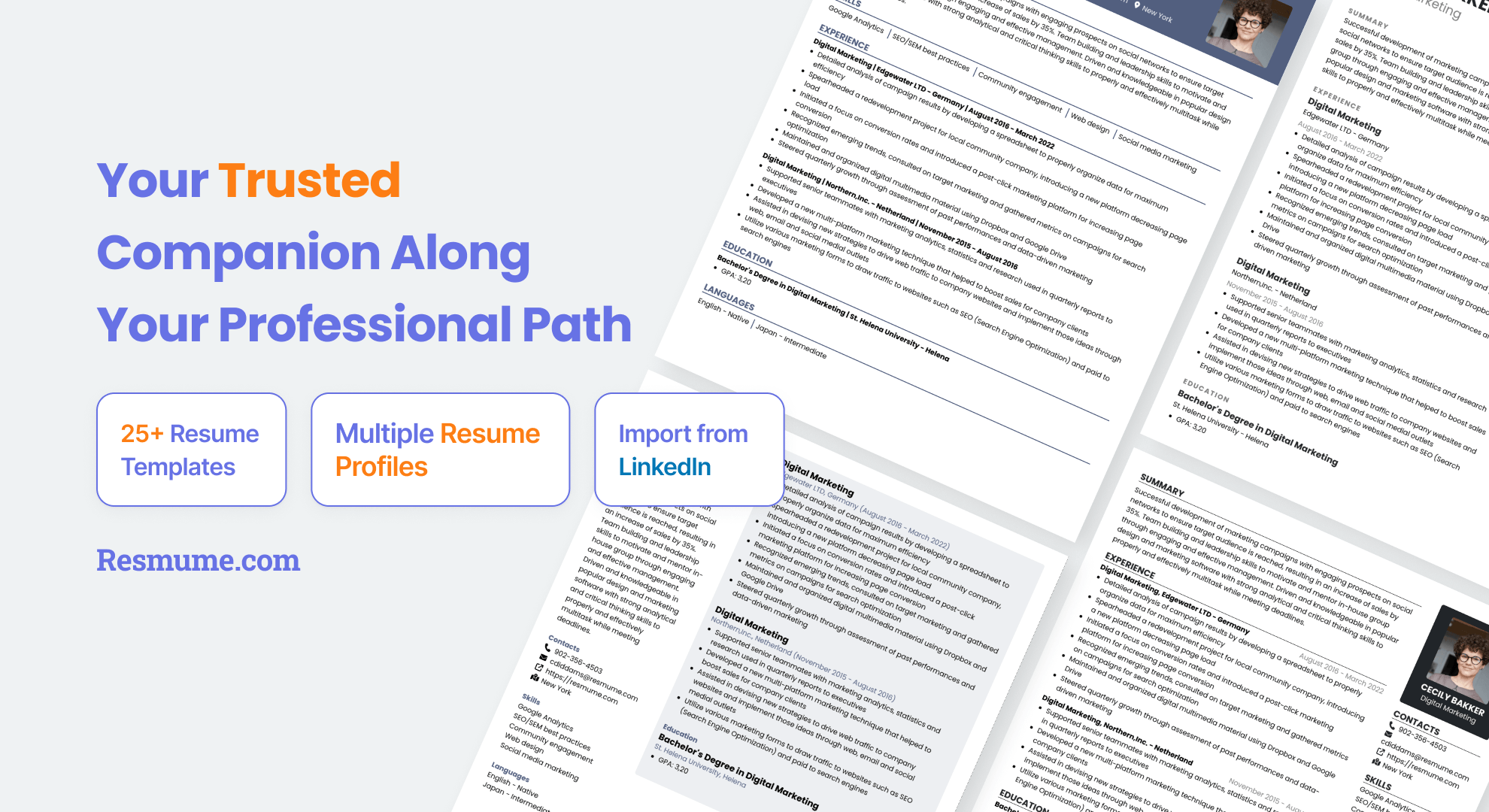 Media Resume CV Maker 2.0 1