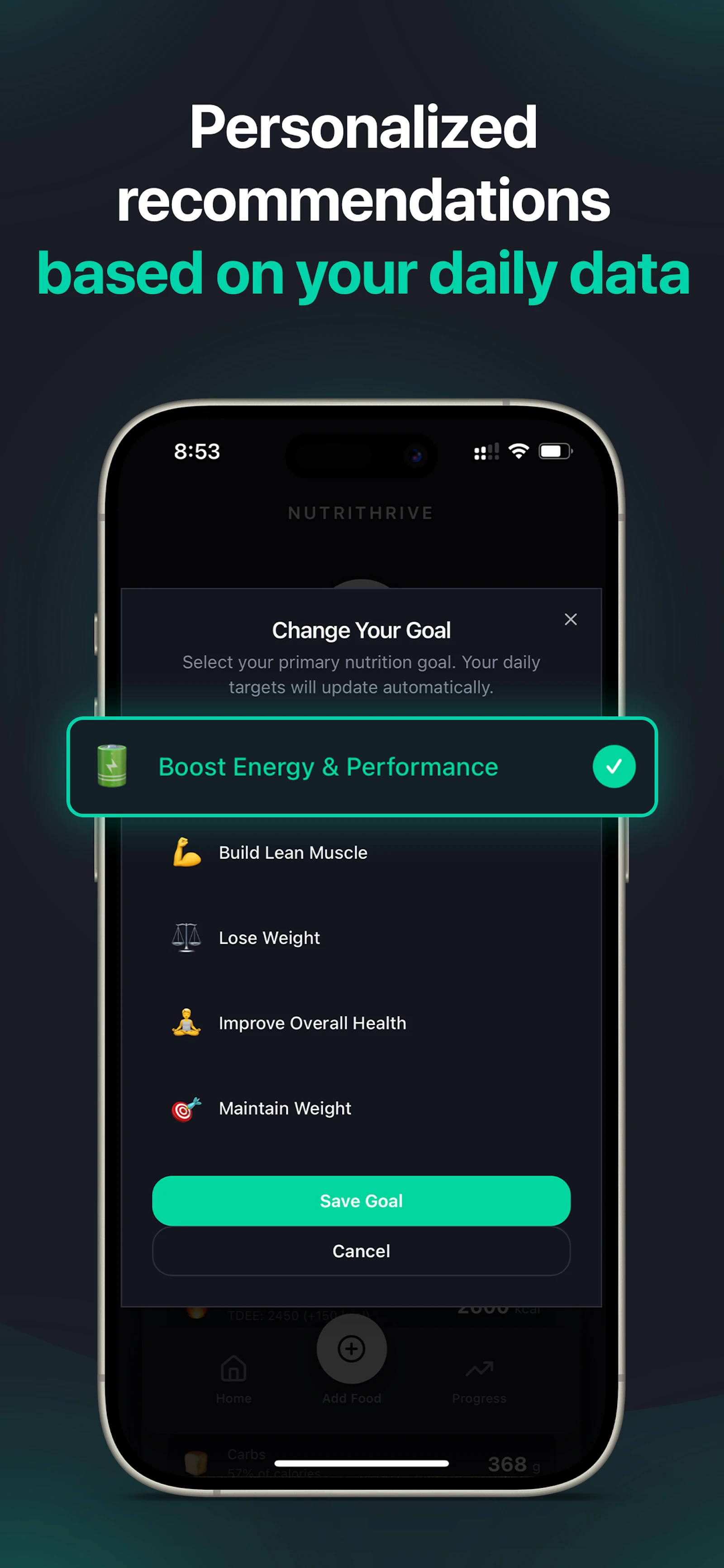 NutriThrive AI Nutrition Coach screenshot 4