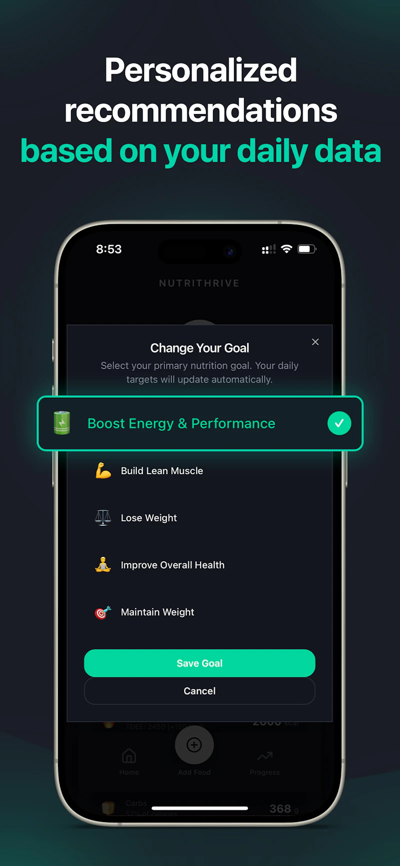 NutriThrive AI Nutrition Coach screenshot 4