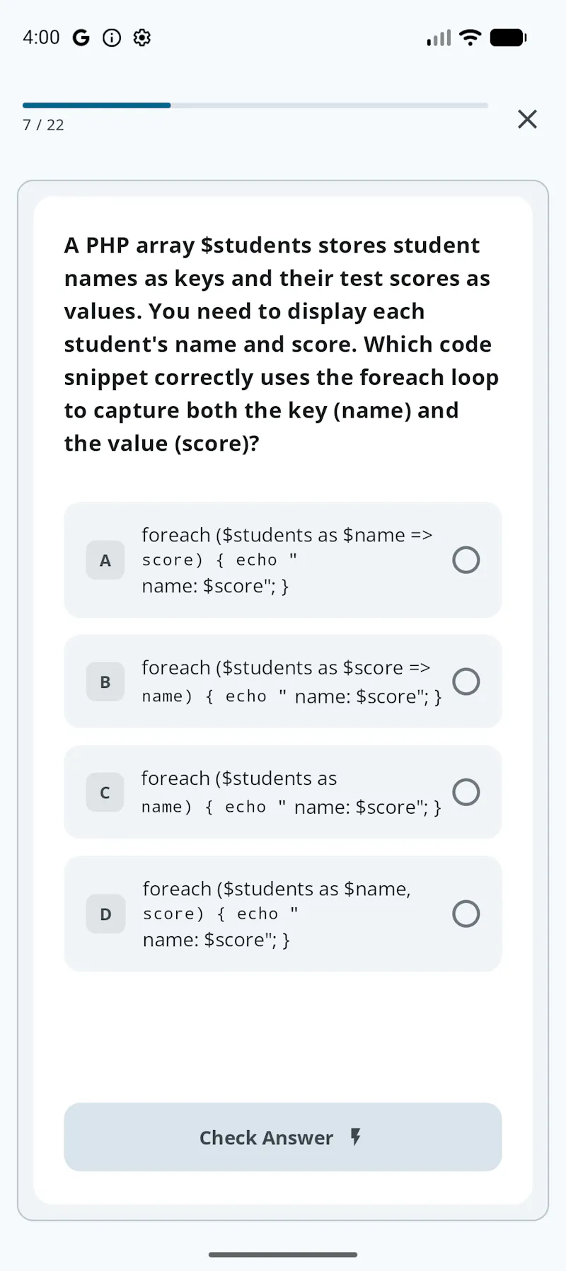 Drilo : AI Courses, Quizzes & Flashcards screenshot 7