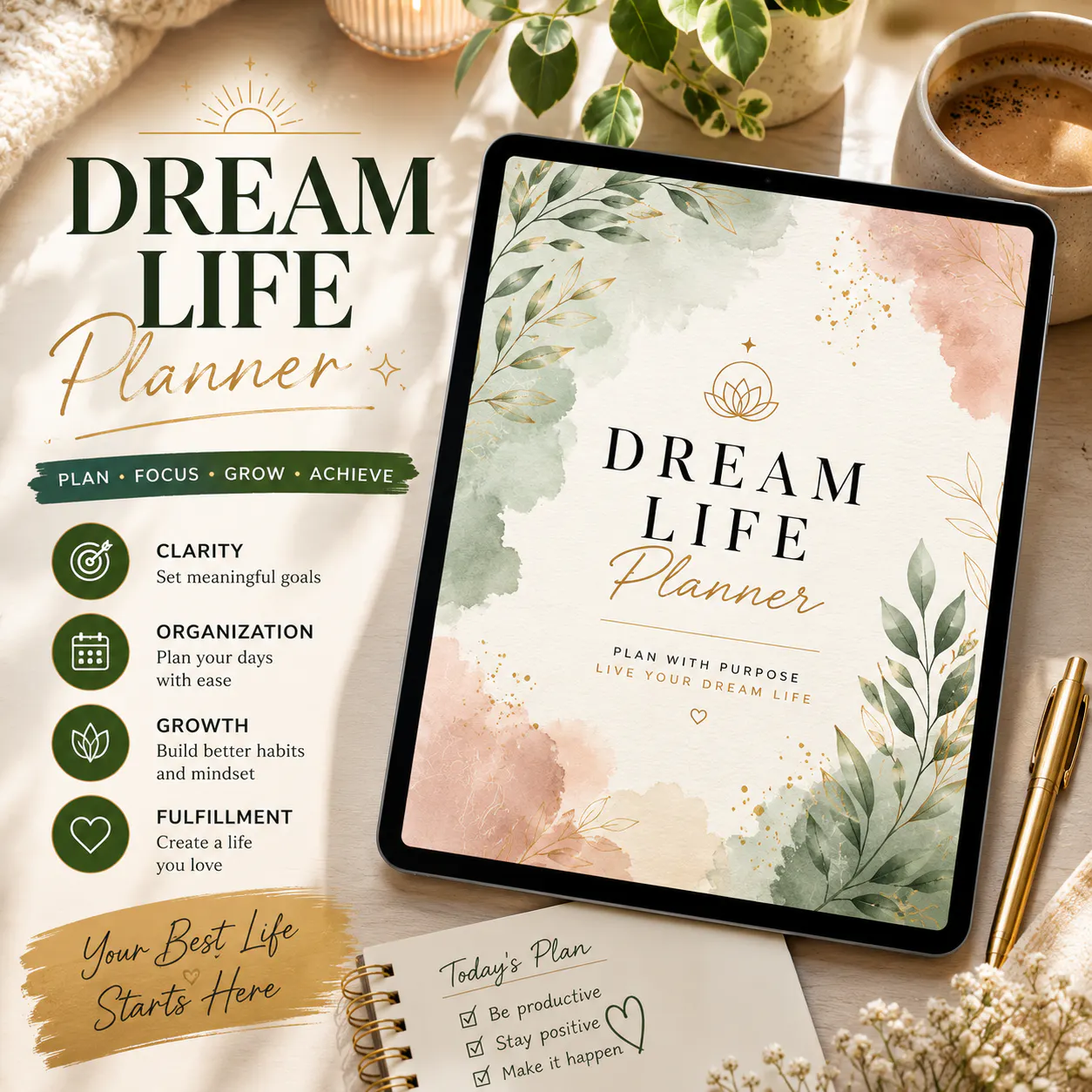 Dream Life Planner | Manifest, Plan  gallery image