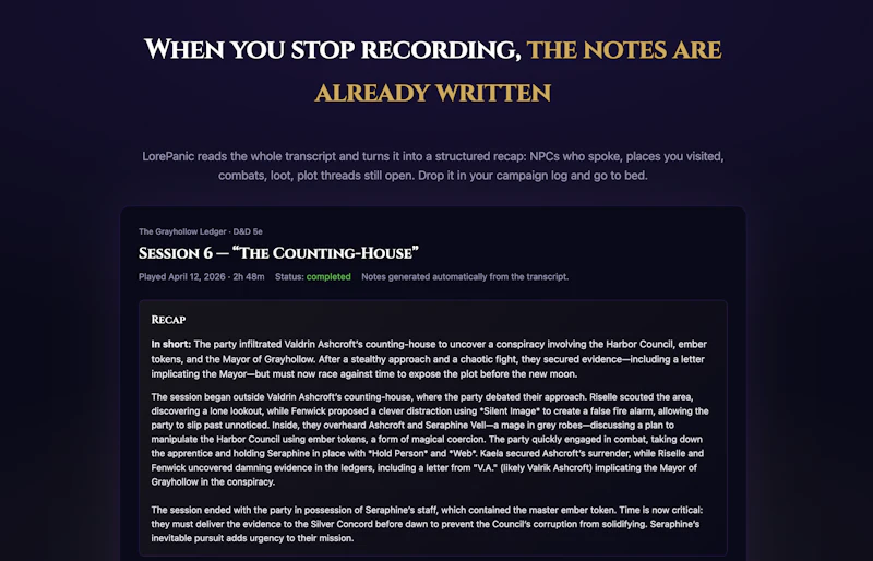 LorePanic screenshot 3