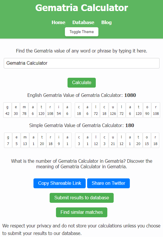 Gematria Calculator gallery image