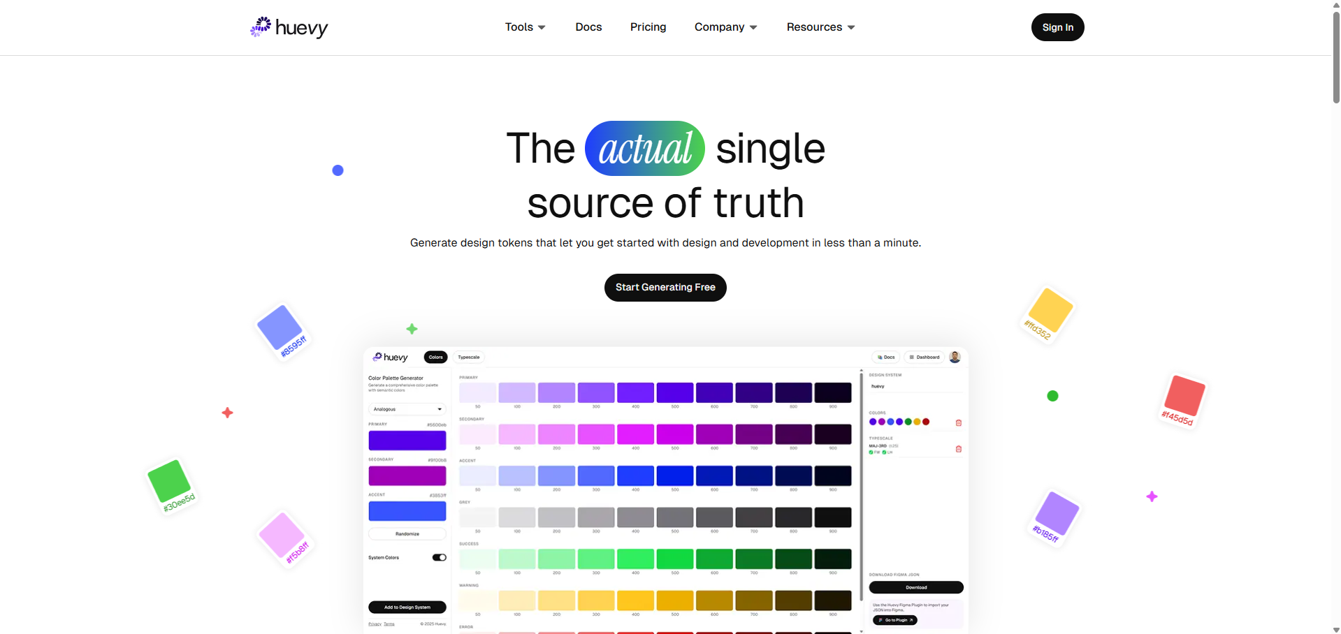 Huevy - Main screenshot showing features and interface