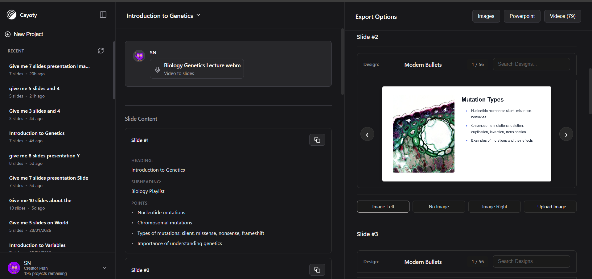 Cayoty - Screenshot 4 showing product features and functionality