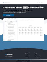 Free WBS Chart Creator gallery image