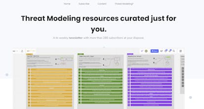 Threat Modeling Newsletter gallery image