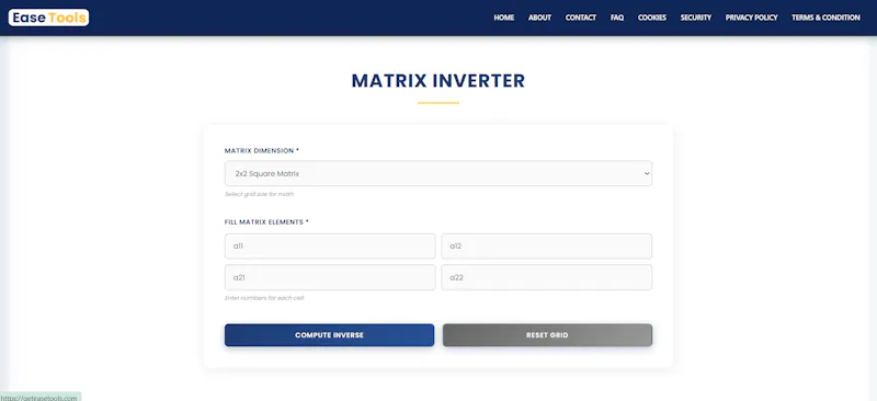 Matrix Inverter screenshot 1