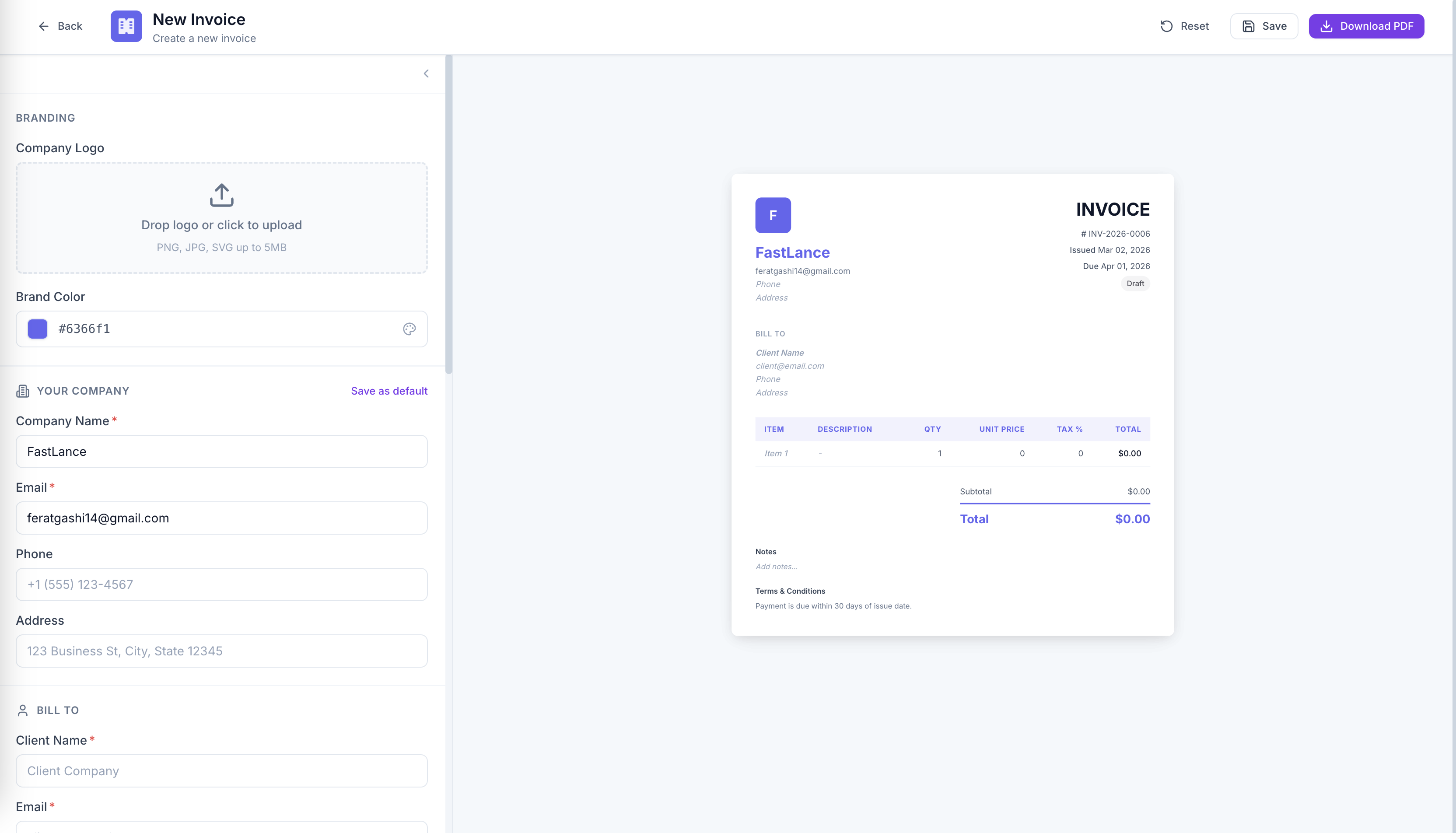 Invoxa Invoice App gallery image