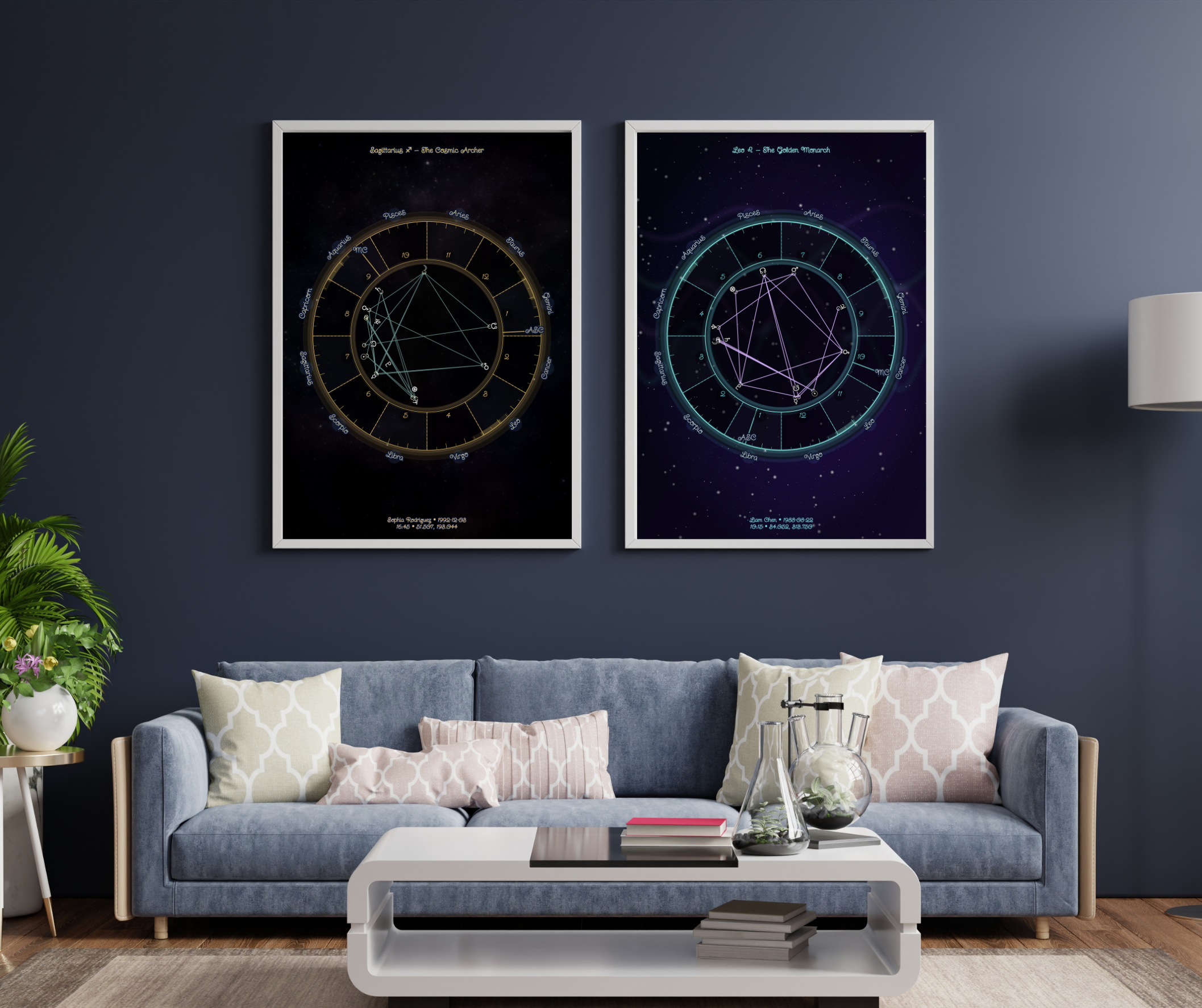 Artistic Birth Chart gallery image