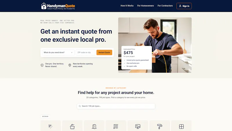 HandymanQuote™ screenshot 1