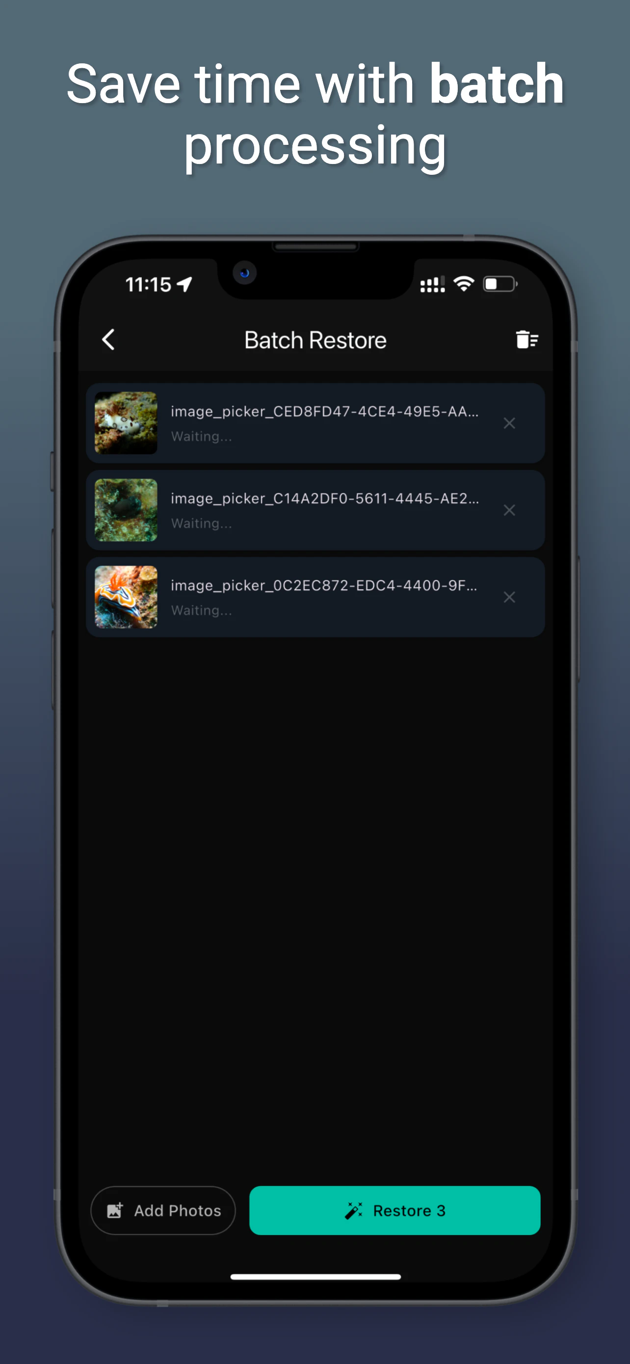 JellyFix: Underwater Colors Restore 截图 3