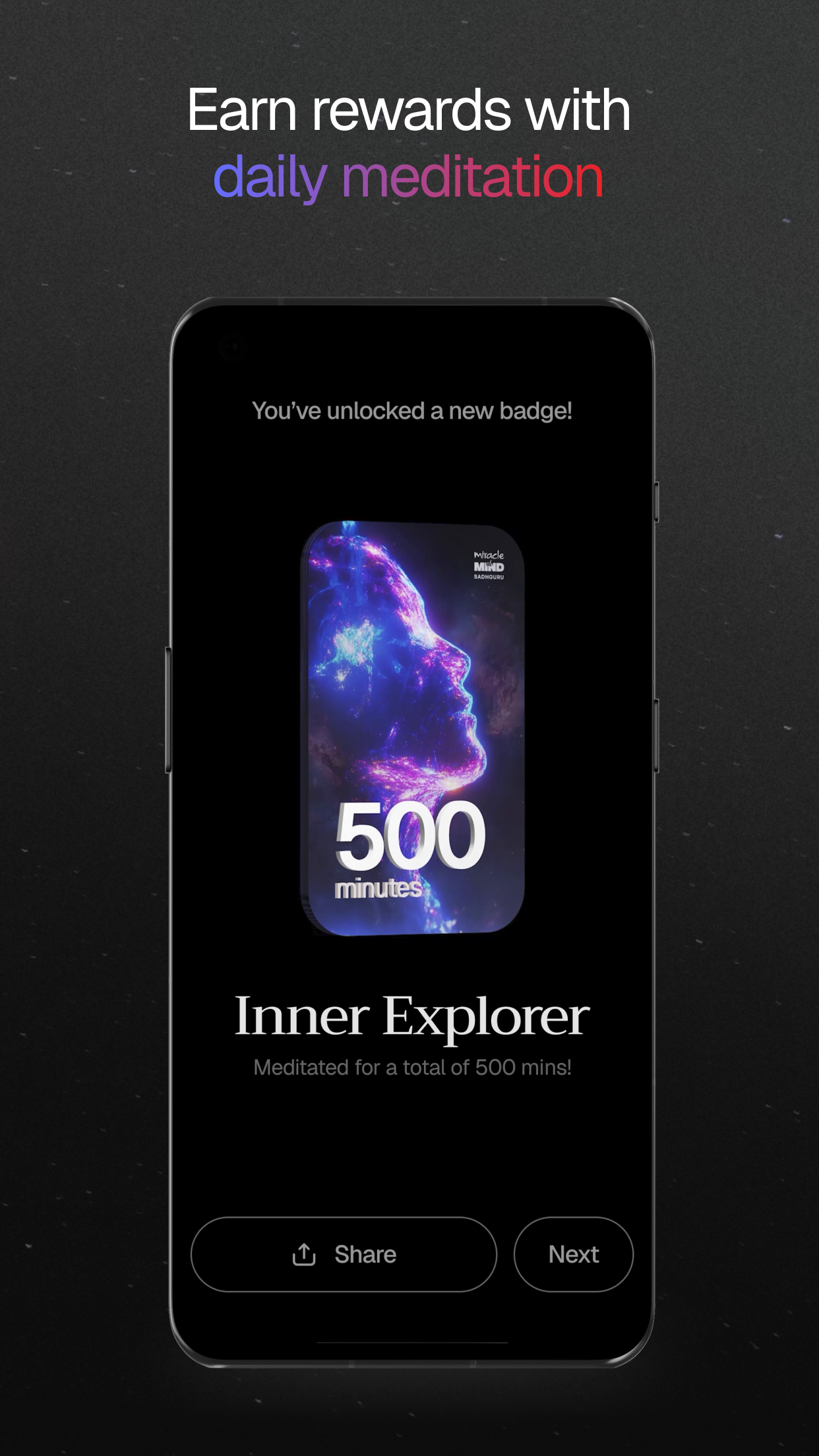 App Milagre of Mind Meditation media 4