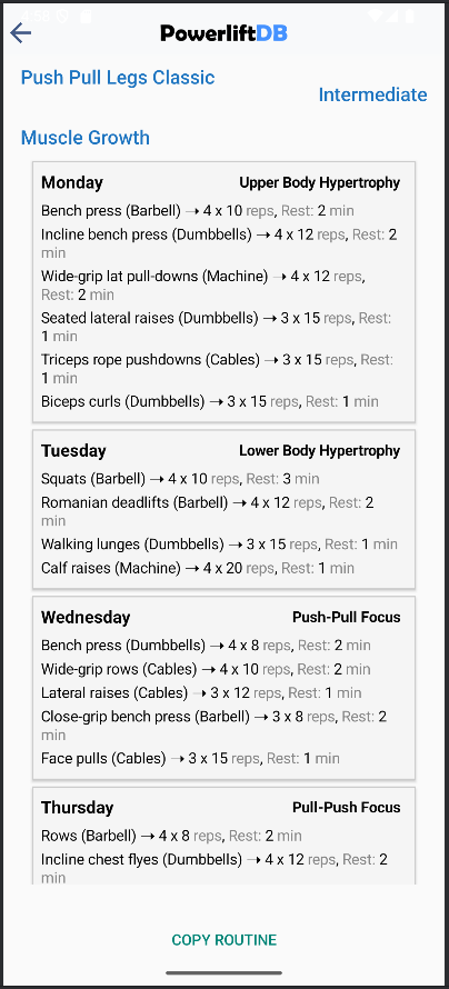 PowerLiftdb Krafttraining App - Einfache Trainingsverfolgung für ernsthafte Lifter Medien 5
