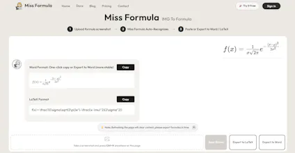 Miss Formula gallery image